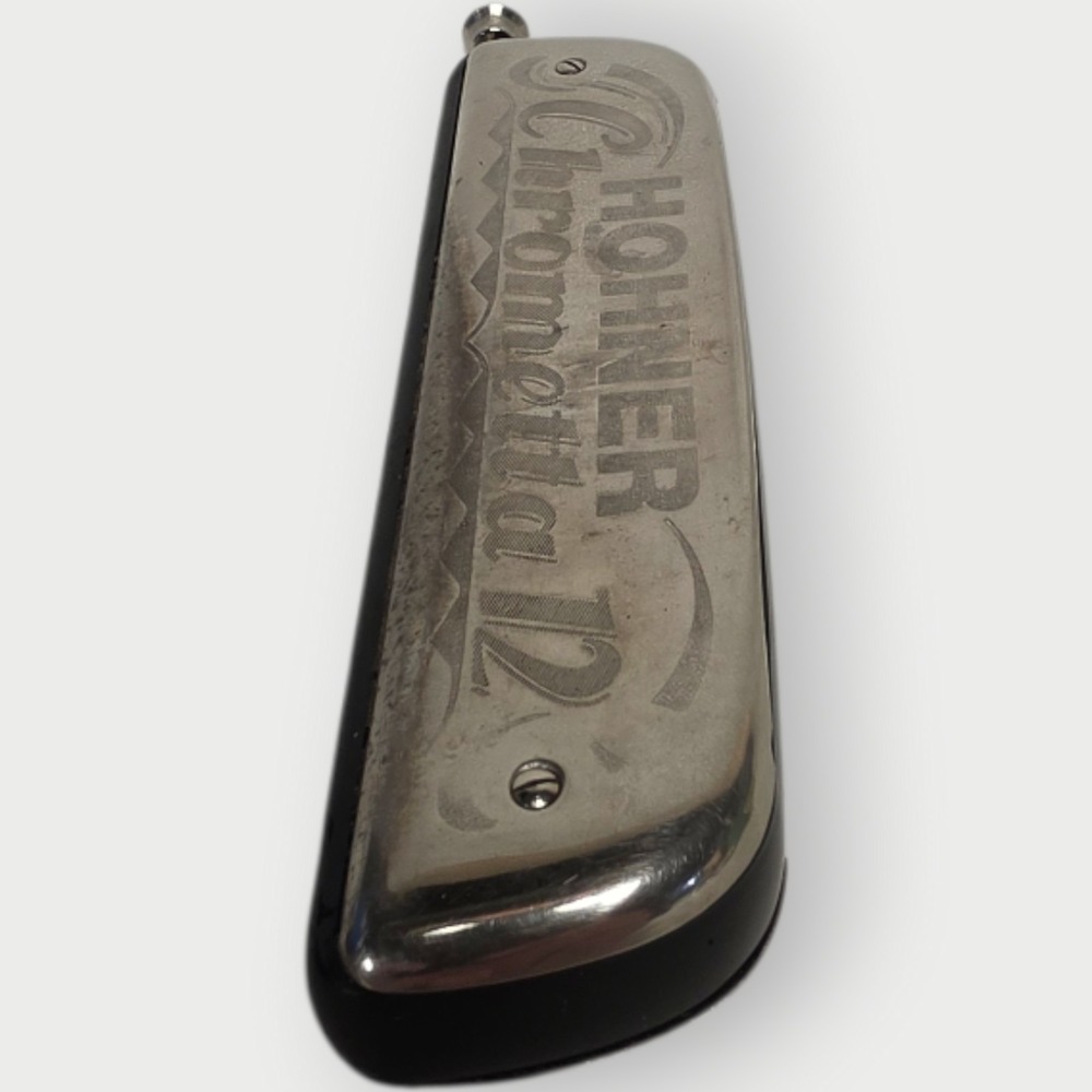 Vintage Hohner Chrometta 12 Chromatic Harmonica Key C Germany Untested - Picture 2 of 5